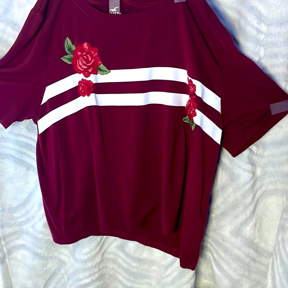 A rose shirt from Hollister